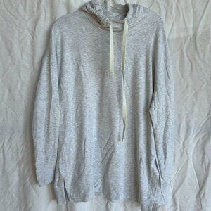 Athleta Long Sleeve Light Gray Terry Hoodie